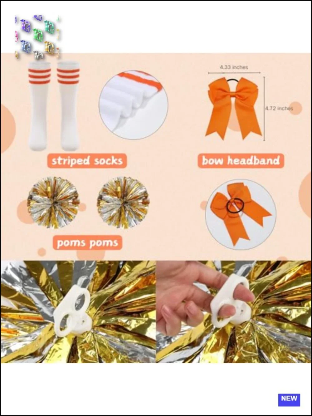 Girls Cheerleader Costume Kids Cheerleading Uniform Halloween Set